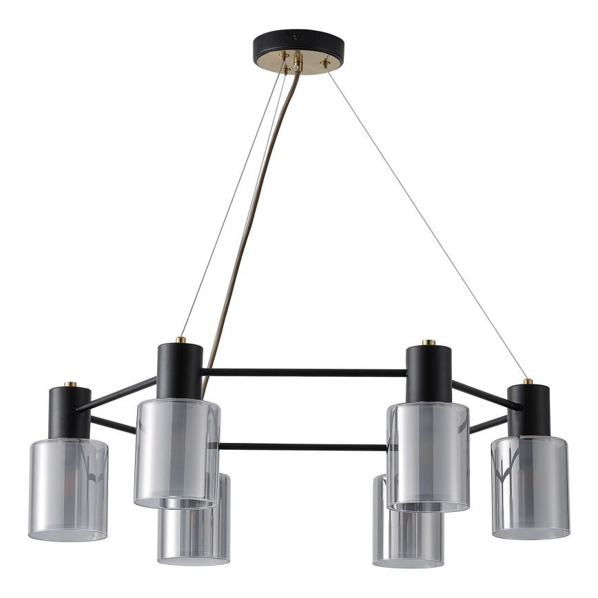 Lámpara colgante 6xE14/15W/230V