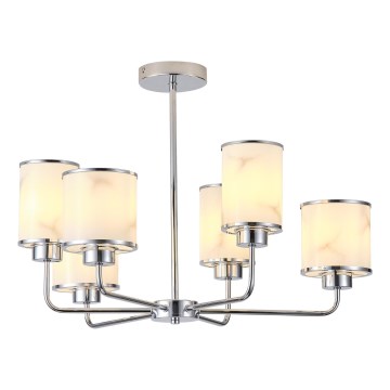 Lámpara colgante 6xE27/60W/230V