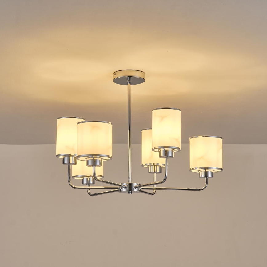 Lámpara colgante 6xE27/60W/230V