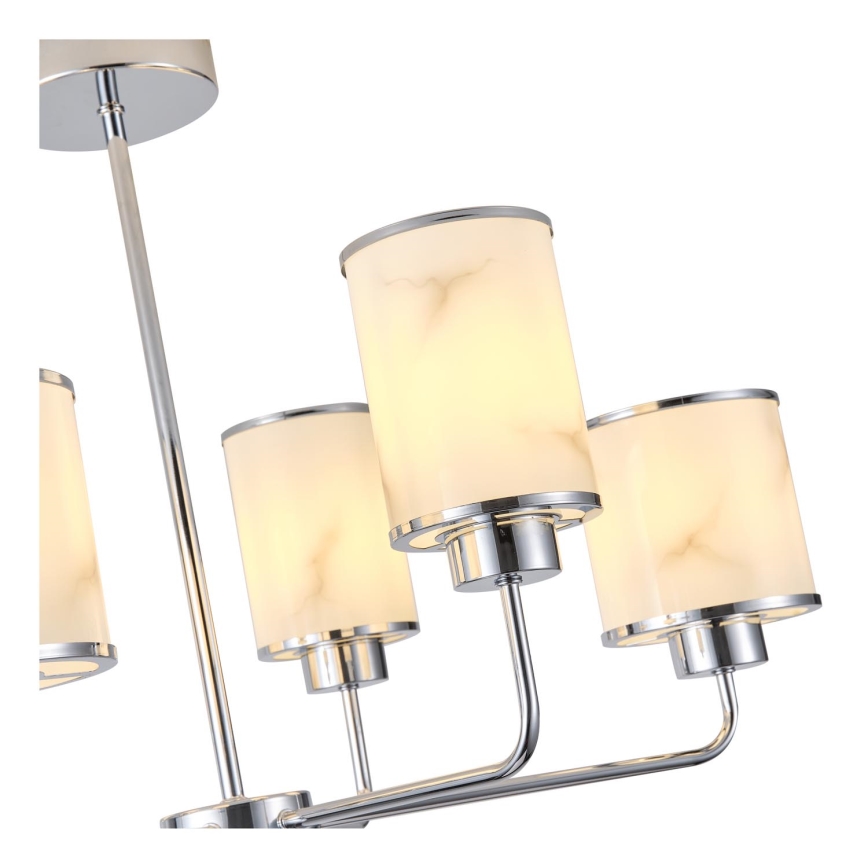 Lámpara colgante 6xE27/60W/230V