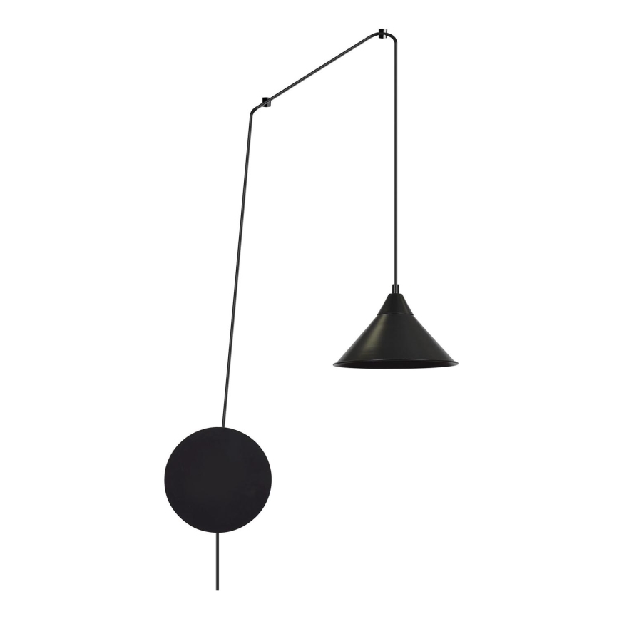 Lámpara colgante ABRAMO 1xE27/15W/230V negro