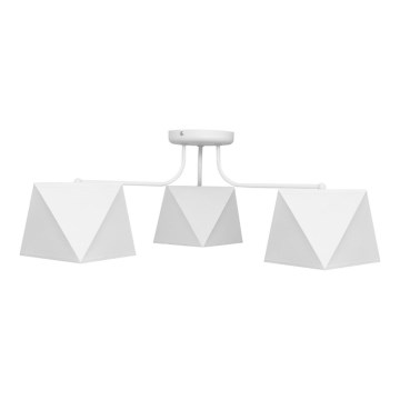 Lámpara colgante ADAMANT 3xE27/15W/230V blanca