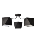 Lámpara colgante ADAMANT 3xE27/15W/230V negro