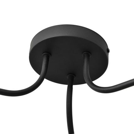 Lámpara colgante ADAMANT 3xE27/15W/230V negro