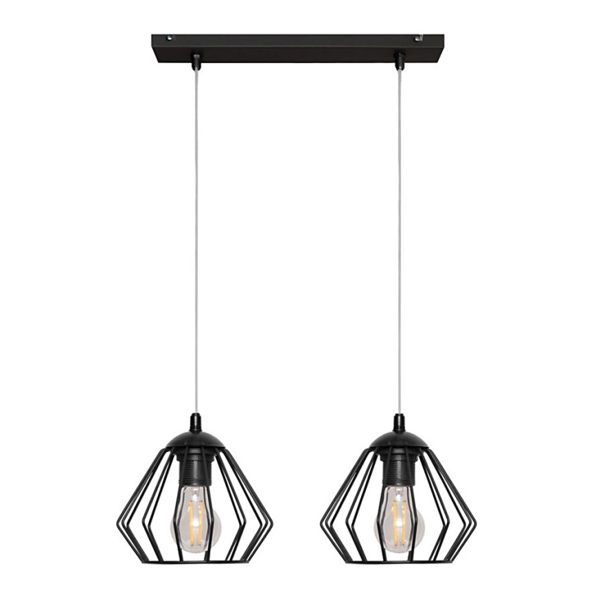 Lámpara colgante AGAT 2xE27/15W/230V