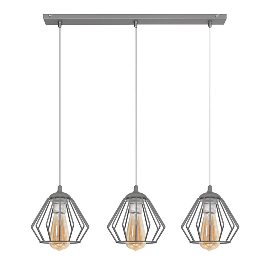 Lámpara colgante AGAT 3xE27/15W/230V