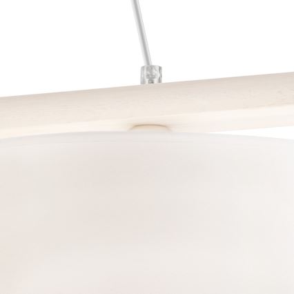 Lámpara colgante AIDA 2xE27/60W/230V roble