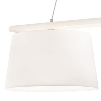 Lámpara colgante AIDA 2xE27/60W/230V roble