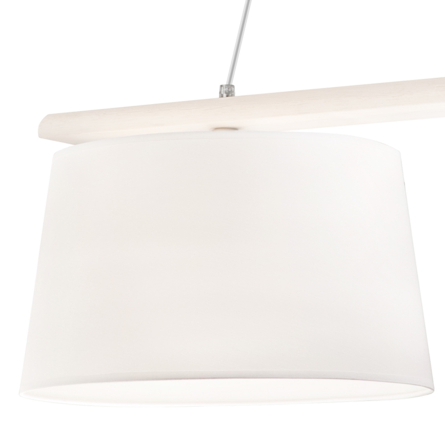 Lámpara colgante AIDA 2xE27/60W/230V roble