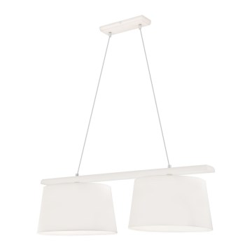 Lámpara colgante AIDA 2xE27/60W/230V roble