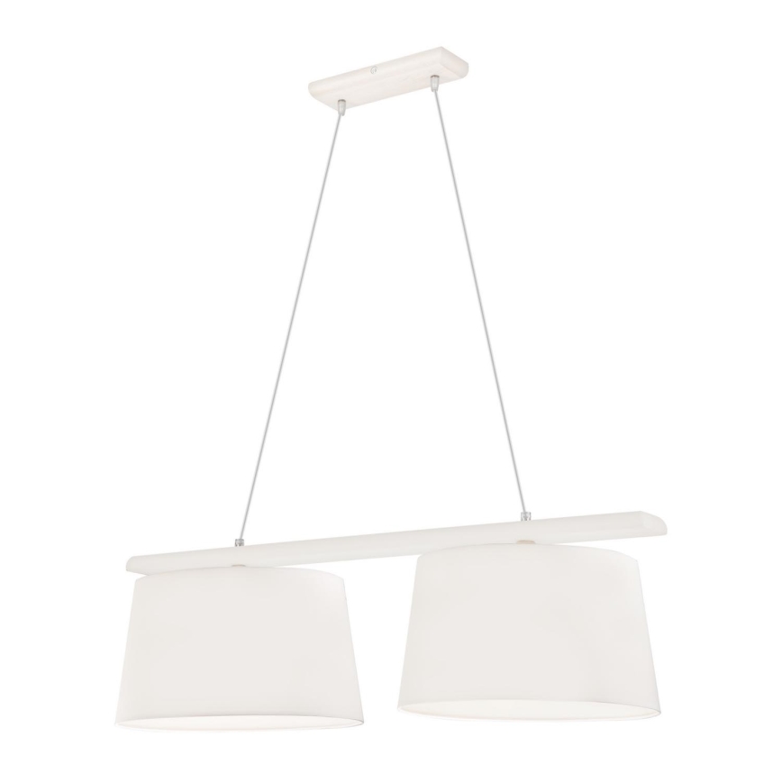 Lámpara colgante AIDA 2xE27/60W/230V roble