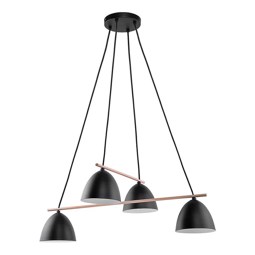 Lámpara colgante AIDA 4xE27/15W/230V