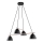 Lámpara colgante AIDA 4xE27/15W/230V