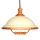 Lámpara colgante ajustable AKRYL DR 56 1xE27/60W crema/cereza