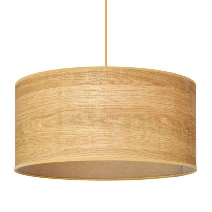 Lámpara colgante ALBA 1xE27/15W/230V diá. 40 cm marrón
