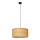 Lámpara colgante ALBA 1xE27/15W/230V diá. 40 cm marrón/negro