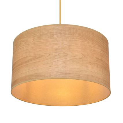 Lámpara colgante ALBA 1xE27/15W/230V diá. 45 cm marrón