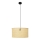 Lámpara colgante ALBA 1xE27/15W/230V diá. 45 cm ratán/negro