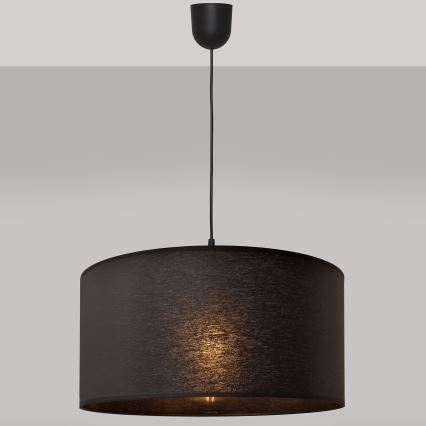 Lámpara colgante ALBA 1xE27/15W/230V negro
