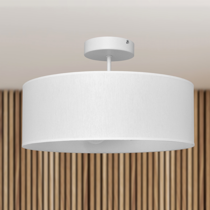 Lámpara colgante ALBA 3xE27/15W/230V blanco