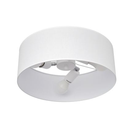 Lámpara colgante ALBA 3xE27/15W/230V blanco