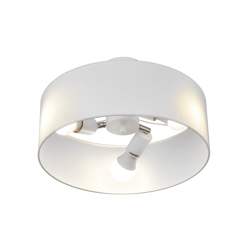 Lámpara colgante ALBA 3xE27/15W/230V blanco