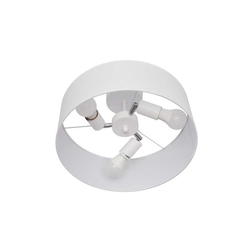 Lámpara colgante ALBA 3xE27/15W/230V blanco