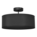 Lámpara colgante ALBA 3xE27/15W/230V negro