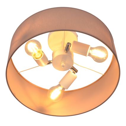 Lámpara colgante ALBA 3xE27/15W/230V rosa