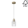 Lámpara colgante ALESSANDRO 1xE27/60W/230V - Certificado FSC