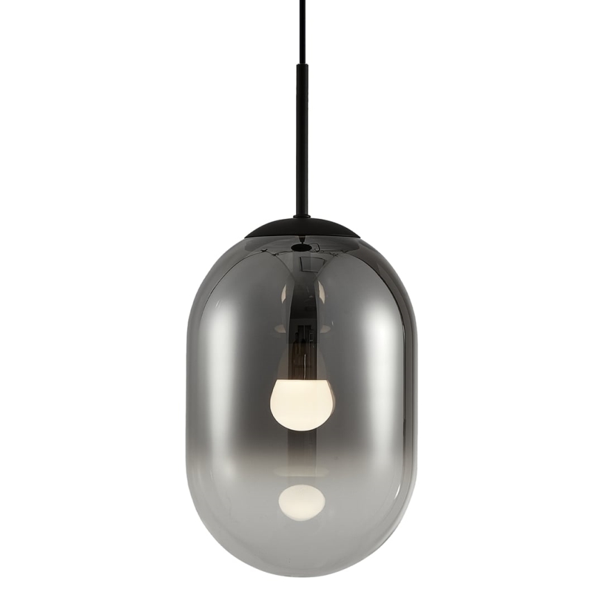 Lámpara colgante ALIAS 1xE14/40W/230V diá. 24 cm negro/gris
