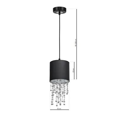 Lámpara colgante ALMERIA 1xE27/60W/230V