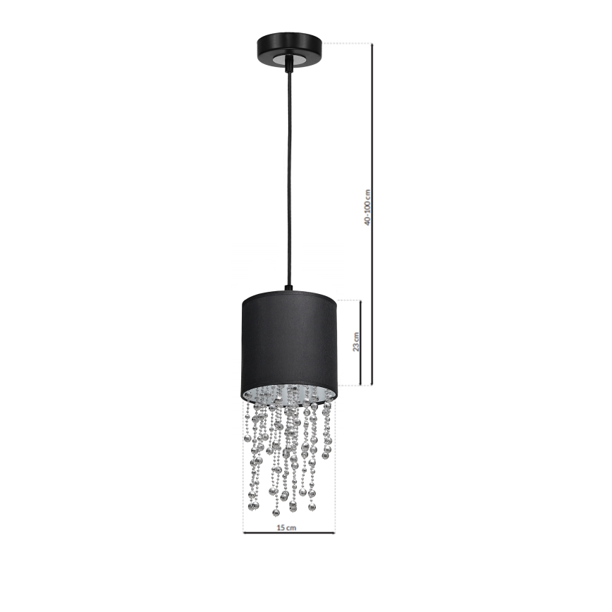 Lámpara colgante ALMERIA 1xE27/60W/230V
