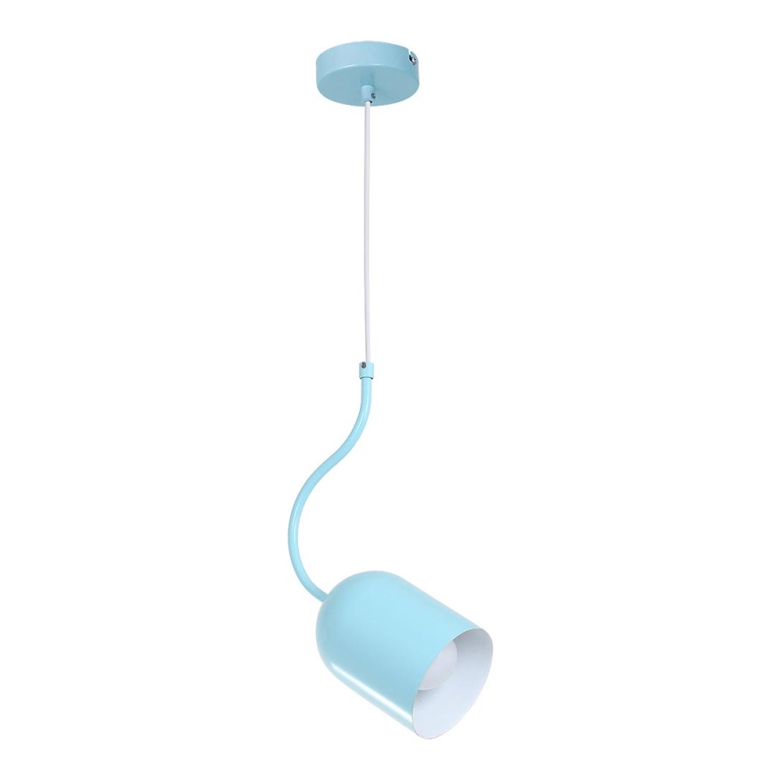 Lámpara colgante ALVI E27/60W/230V azul
