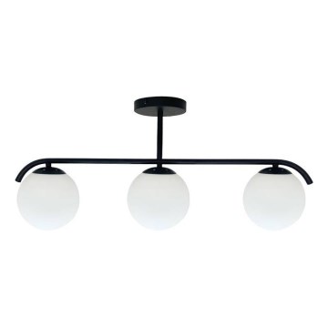 Lámpara colgante AMADEO 3xE14/40W/230V negro