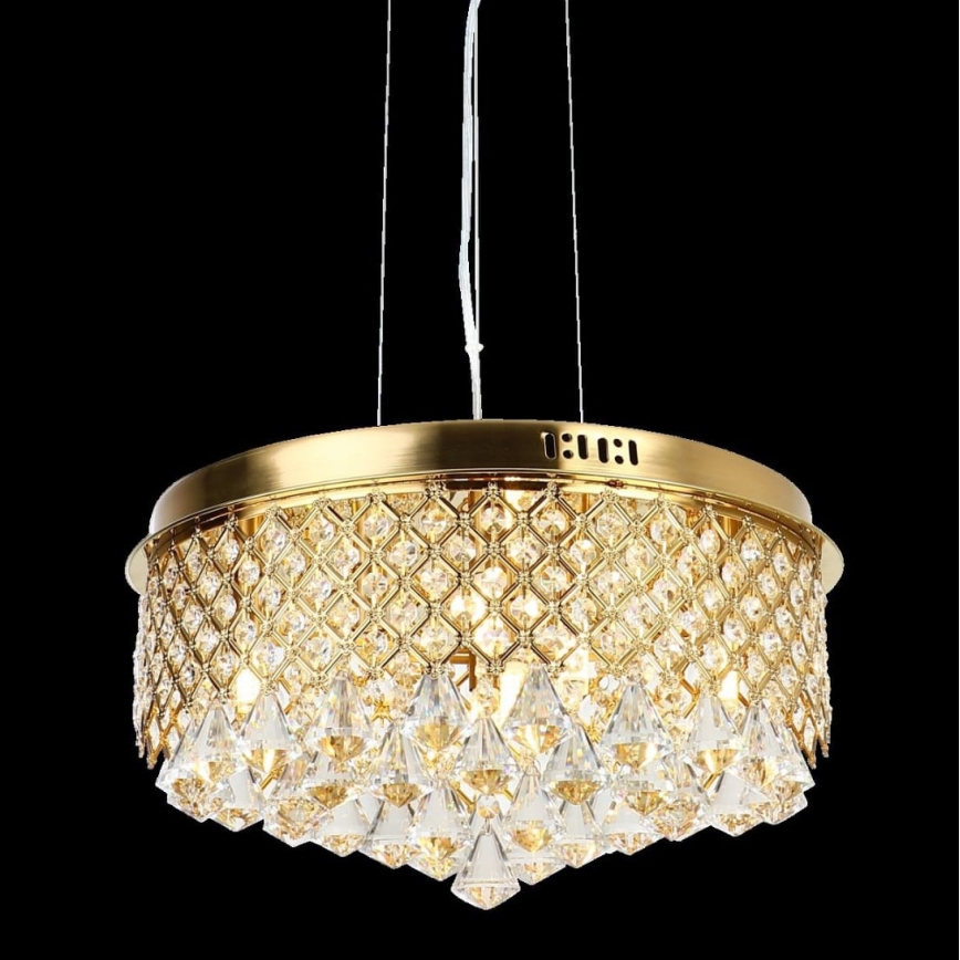 Lámpara colgante AMAPOLI 7xG9/28W/230V diá. 45 cm dorado