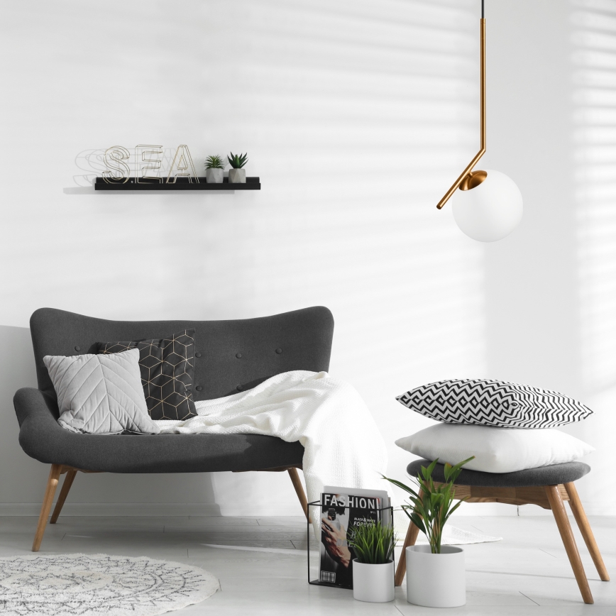 Lámpara colgante AMBER 1xG9/5W/230V 130 cm