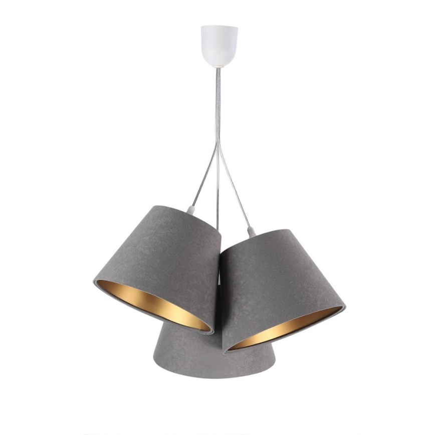 Lámpara colgante AMBROSIA 3xE27/60W/230V