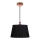 Lámpara colgante AMORE 1xE27/60W/230V negra