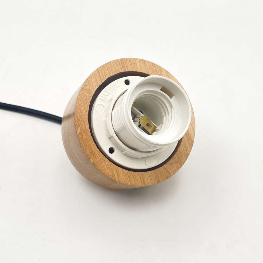 Lámpara colgante ANTONIO 1xE27/60W/230V roble