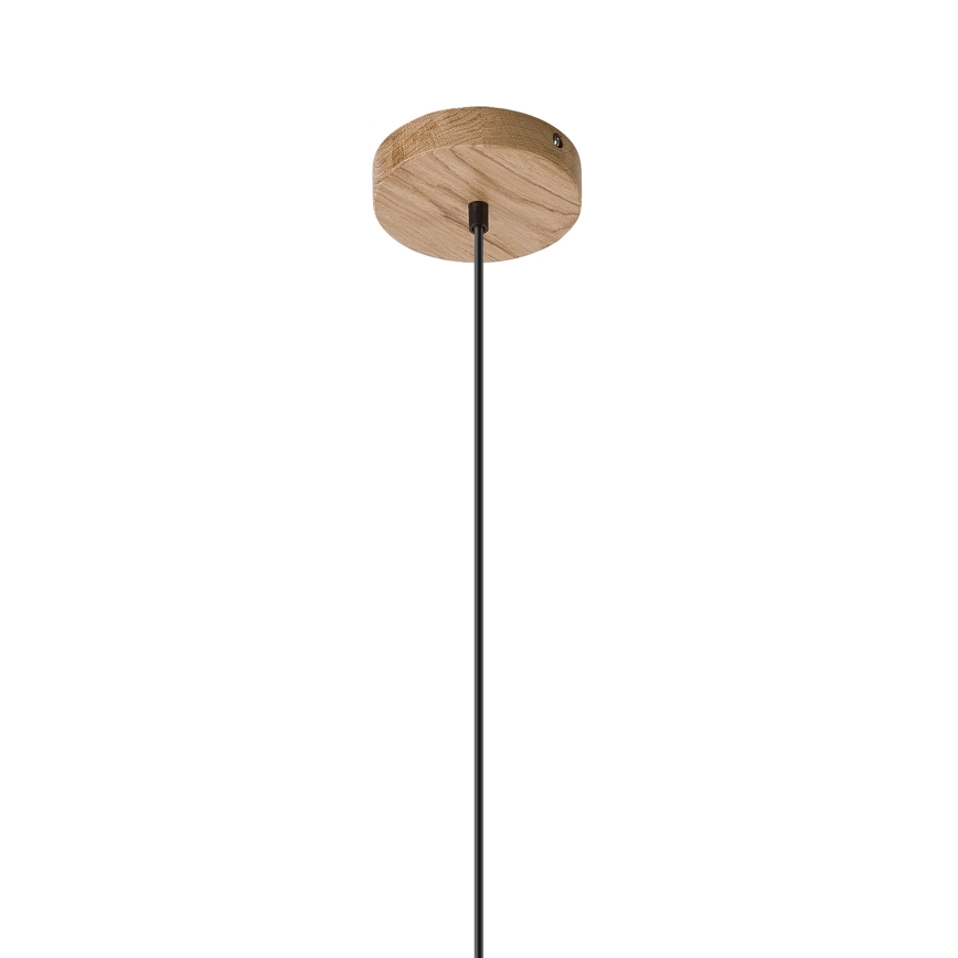 Lámpara colgante ANTONIO 1xE27/60W/230V roble
