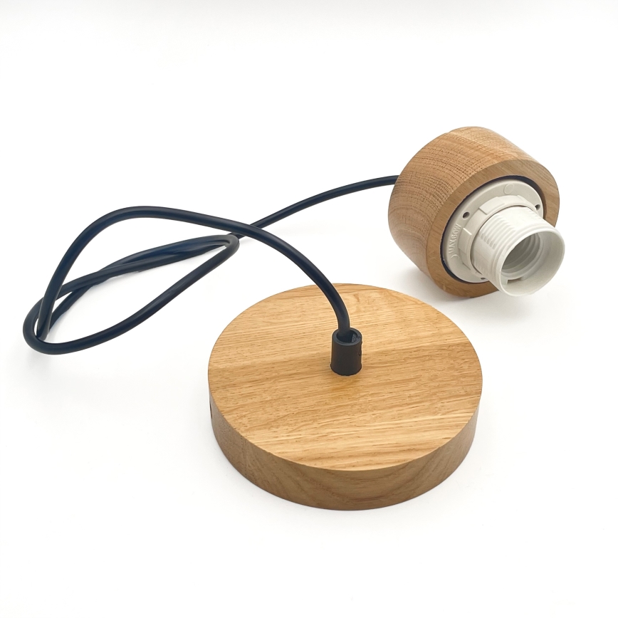 Lámpara colgante ANTONIO 1xE27/60W/230V roble