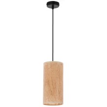 Lámpara colgante ARAGONA 1xE27/60W/230V marrón