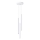Lámpara colgante ARCHE 3xG9/8W/230V blanco
