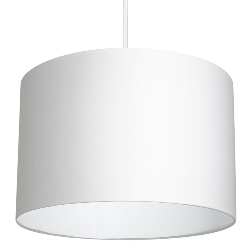 Lámpara colgante ARDEN 1xE27/60W/230V diá. 25 cm blanco