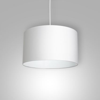 Lámpara colgante ARDEN 1xE27/60W/230V diá. 40 cm blanco