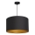 Lámpara colgante ARDEN 1xE27/60W/230V diá. 40 cm negro/dorado