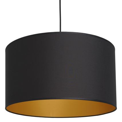 Lámpara colgante ARDEN 1xE27/60W/230V diá. 40 cm negro/dorado