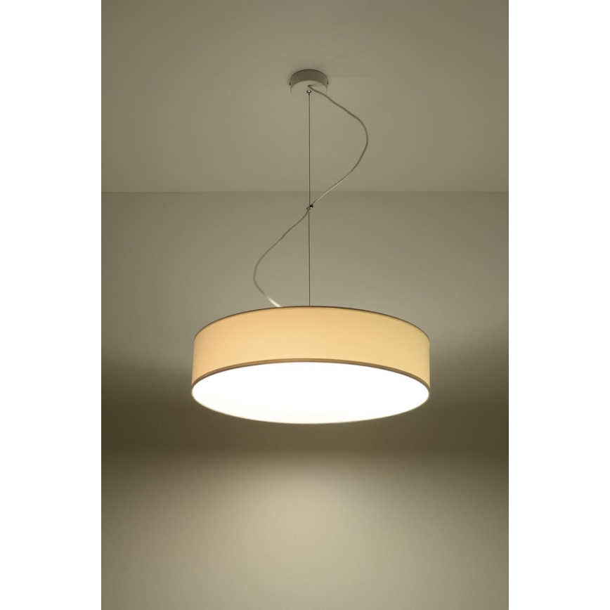Lámpara colgante ARENA 45 3xE27/60W/230V blanco