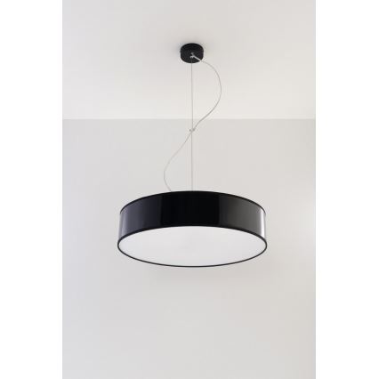 Lámpara colgante ARENA 45 3xE27/60W/230V negro